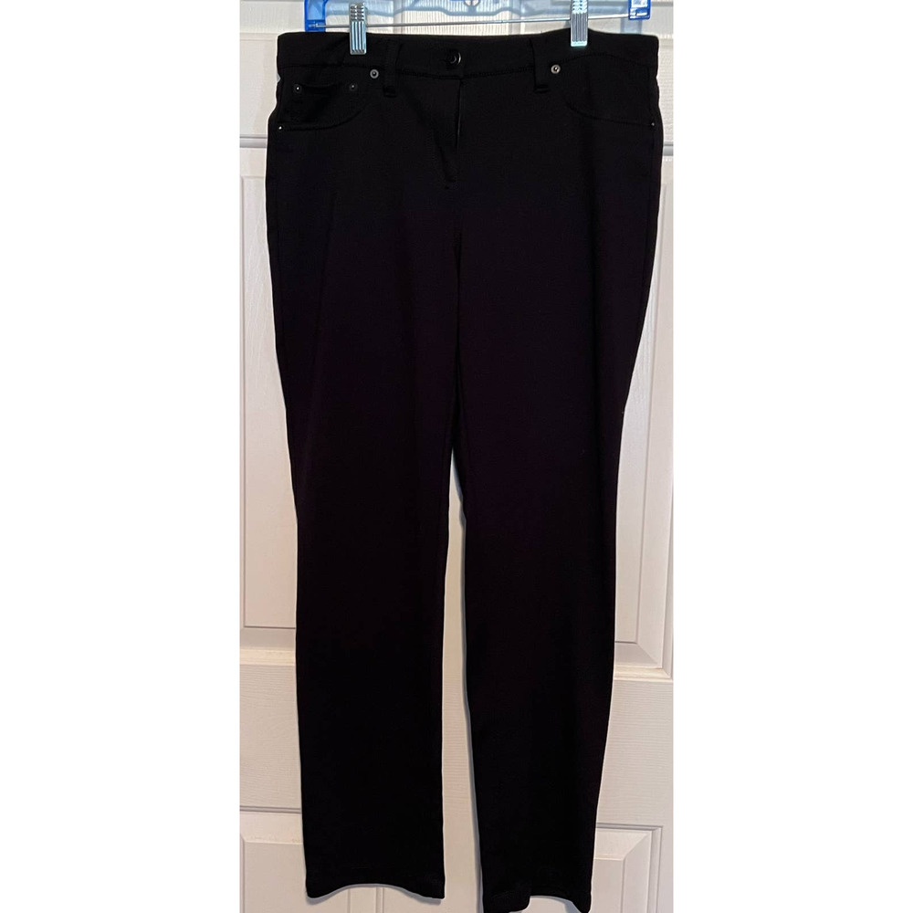 Zac & Rachel Black Causal Stretchy Pants Size 8 27 1/2" Inseam x 15 1/2" Waist‎